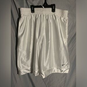 WHITE Nike Basketball shorts